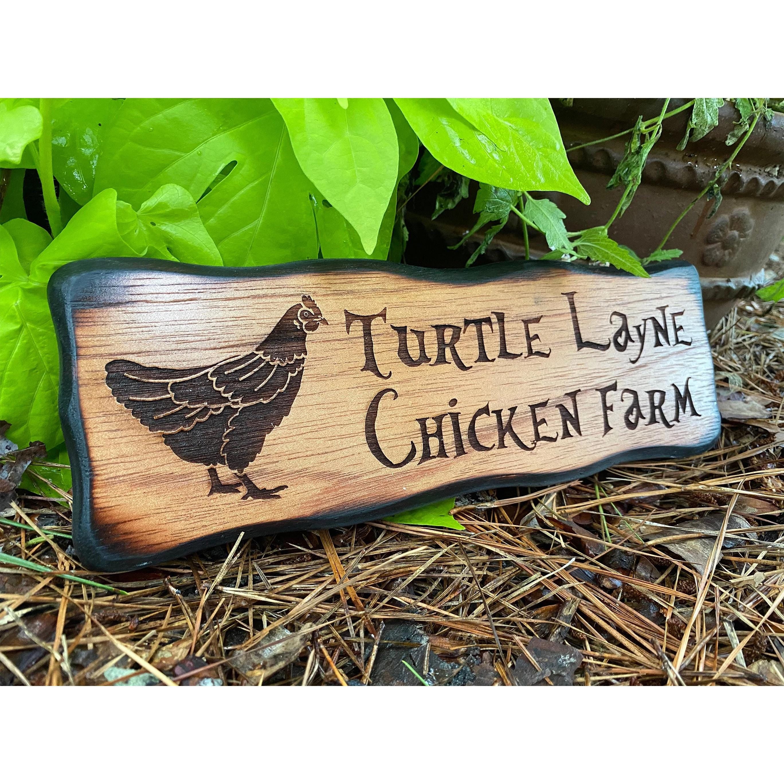 Custom Chicken Farm Sign - Multiple Design Options