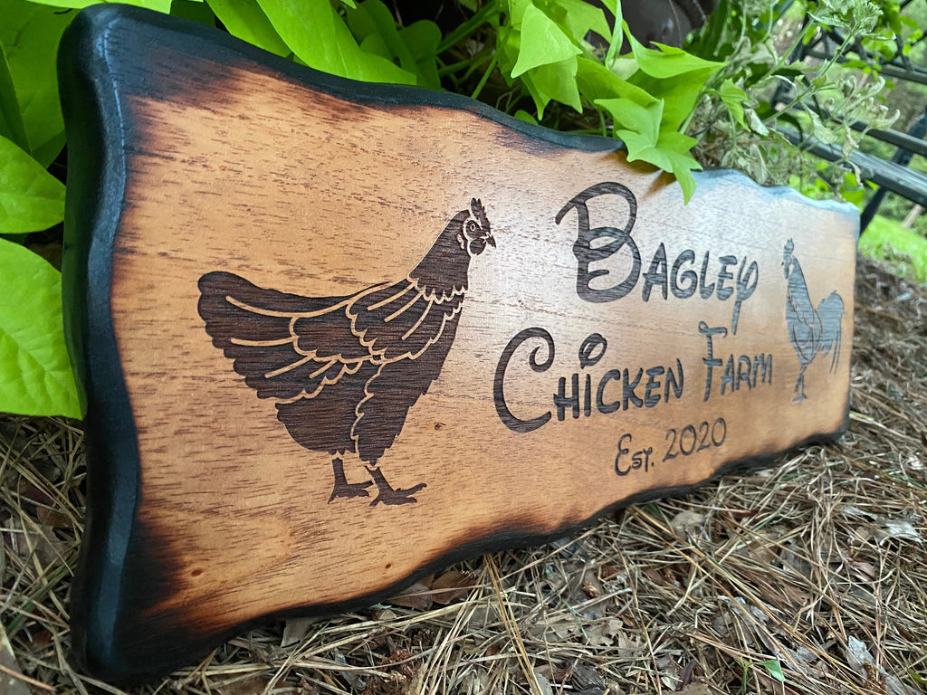 Chicken Signer Custom Chicken Sign - Multiple Design Options – WaGiWorks