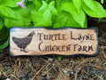 Custom Chicken Farm Sign - Multiple Design Options