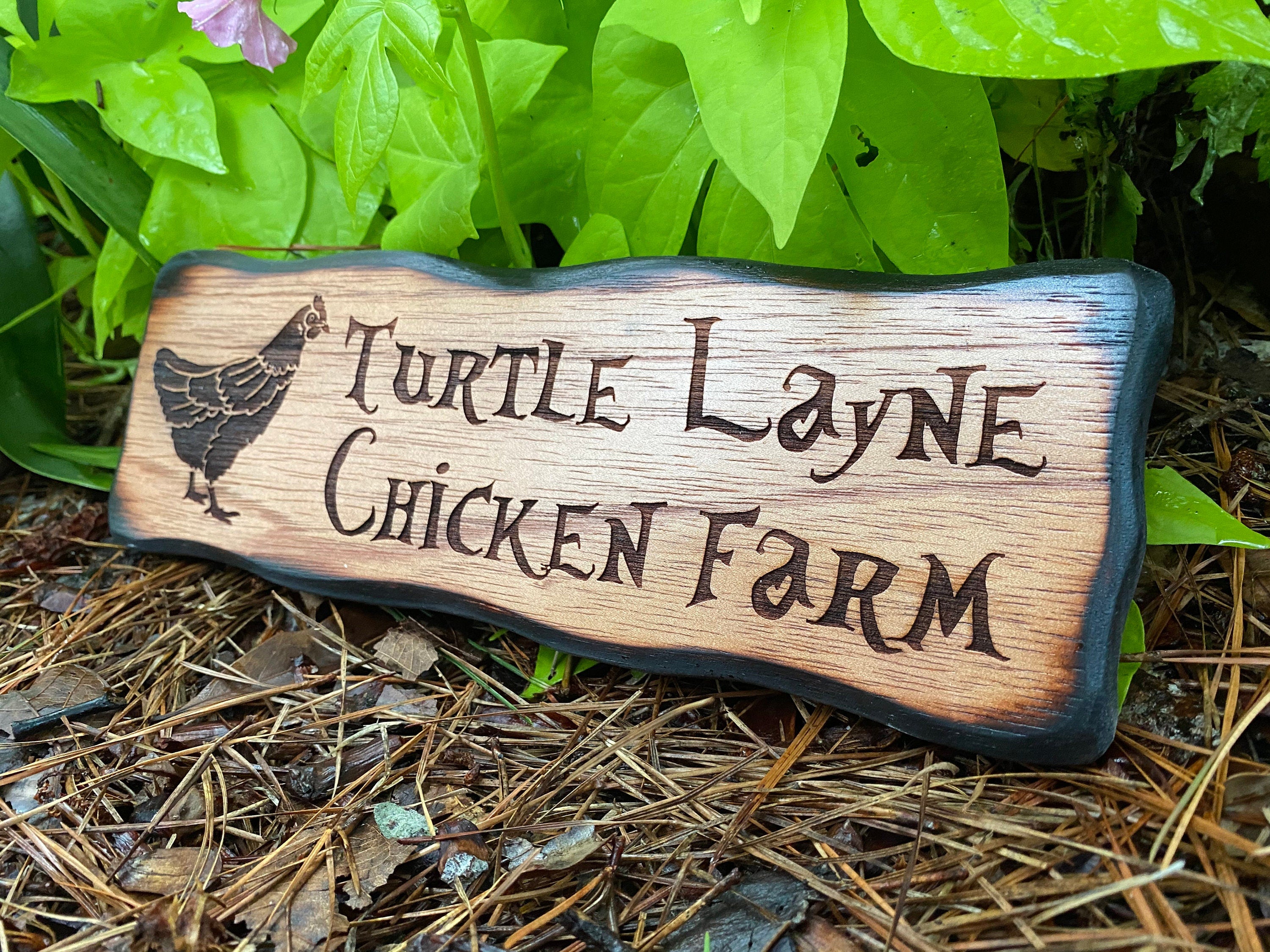 Custom Chicken Farm Sign - Multiple Design Options