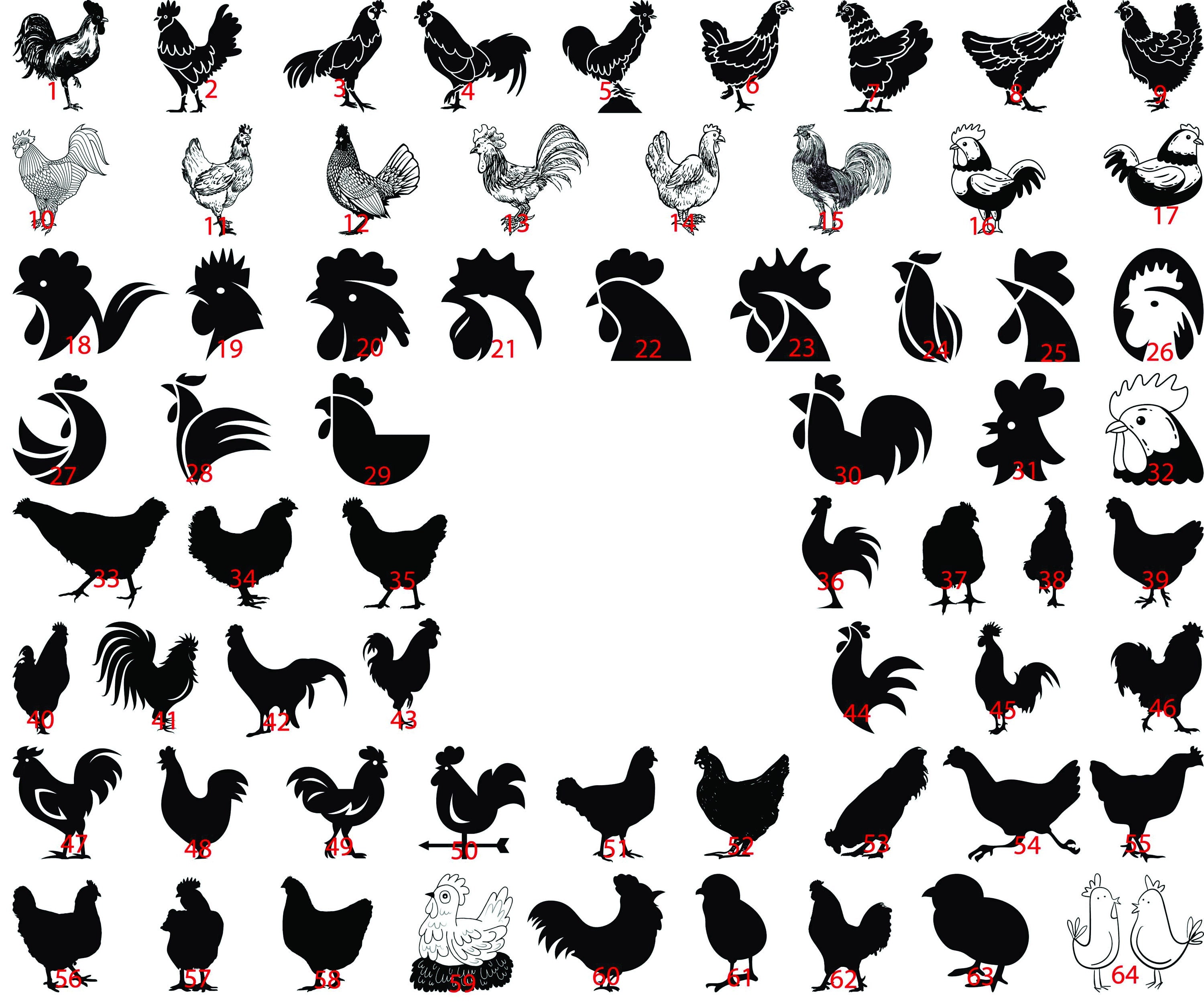 Custom Chicken Farm Sign - Multiple Design Options