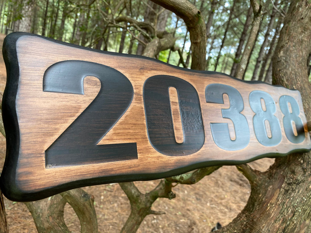 Personalized Outdoor Address Number Sign