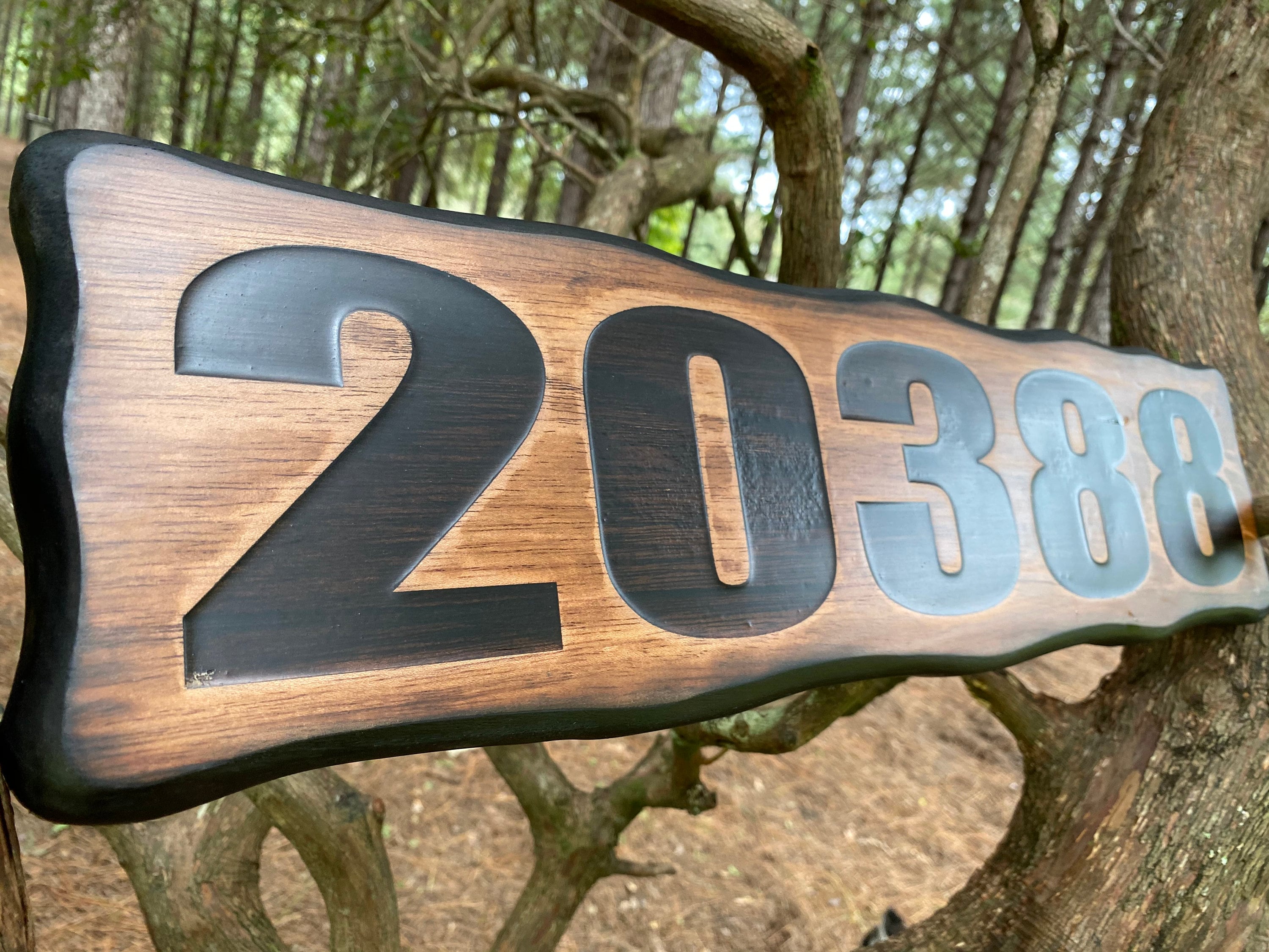 Personalized Outdoor Address Number Sign