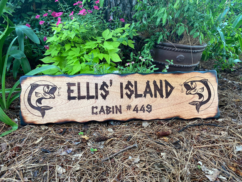 Fish on the Line Sign