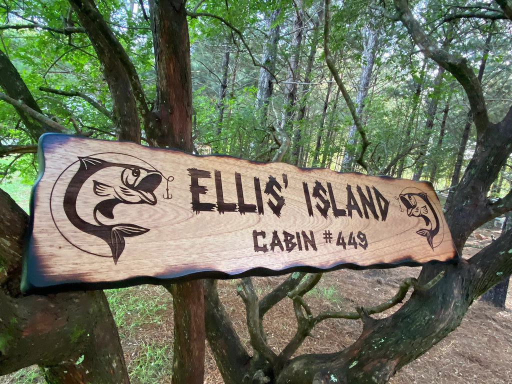 Fish on the Line Sign