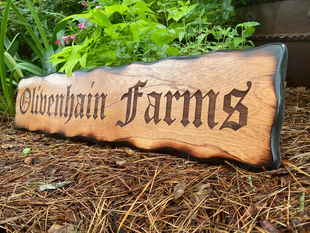 Farm and Ranch Name Sign
