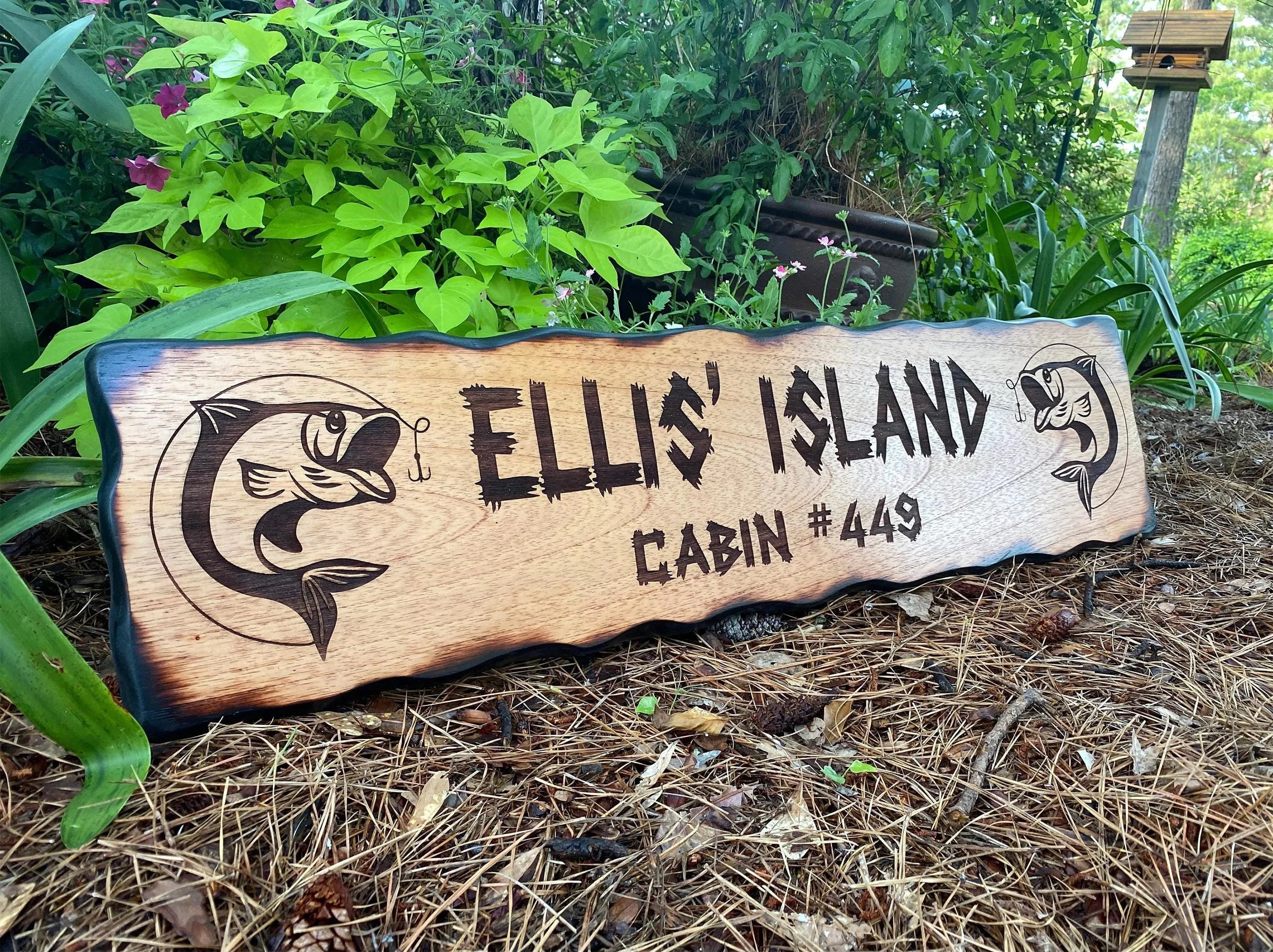 Fish on the Line Sign