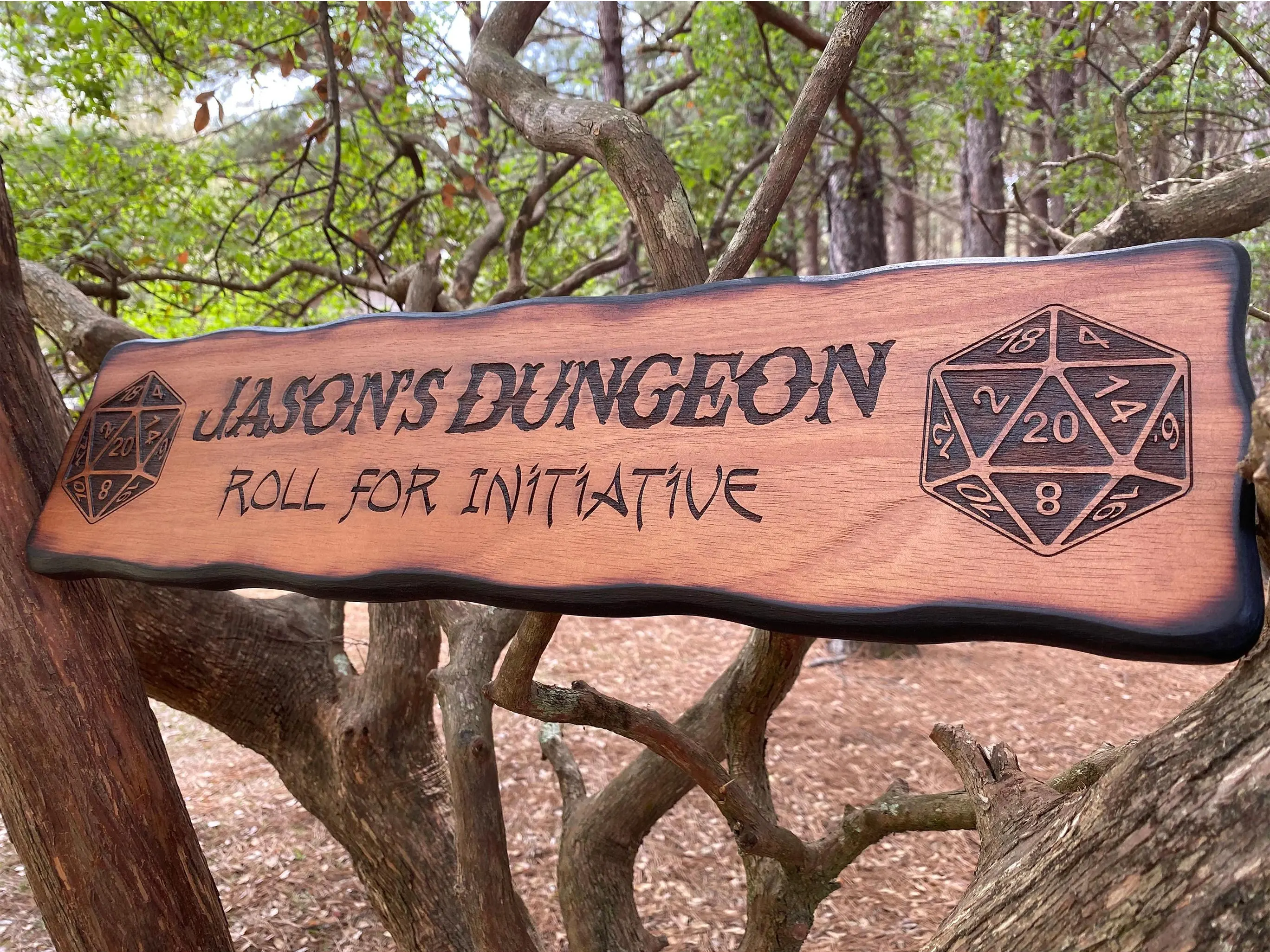 DnD D20 Dice Sign