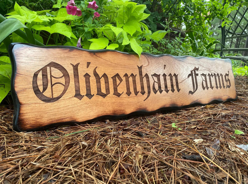 Farm and Ranch Name Sign