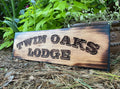 Engraved Lodge/Cabin Name Sign