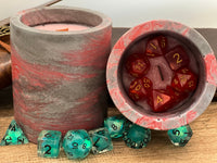 DnD Candle With Hidden Dice, Dungeons and Dragons Dice Set , DM Gift, D20 Acrylic Dice, Dungeon Master, Hand Poured, 8oz Scented candle